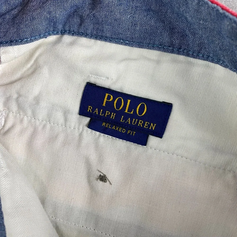 Polo Ralph Lauren Shorts Men 38 Chino US Flag Camo Stars And Stripes Pony Preppy